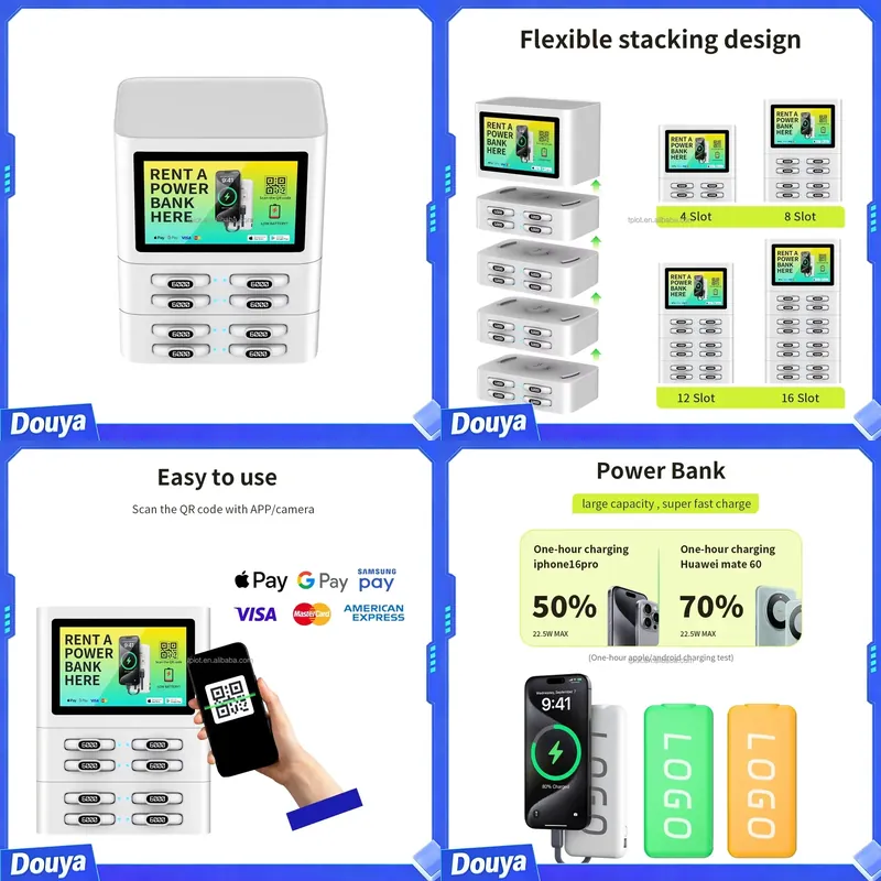 Vending Machine Qr Code - QR 8슬롯 스캔 코드 모바일 보조배터리
