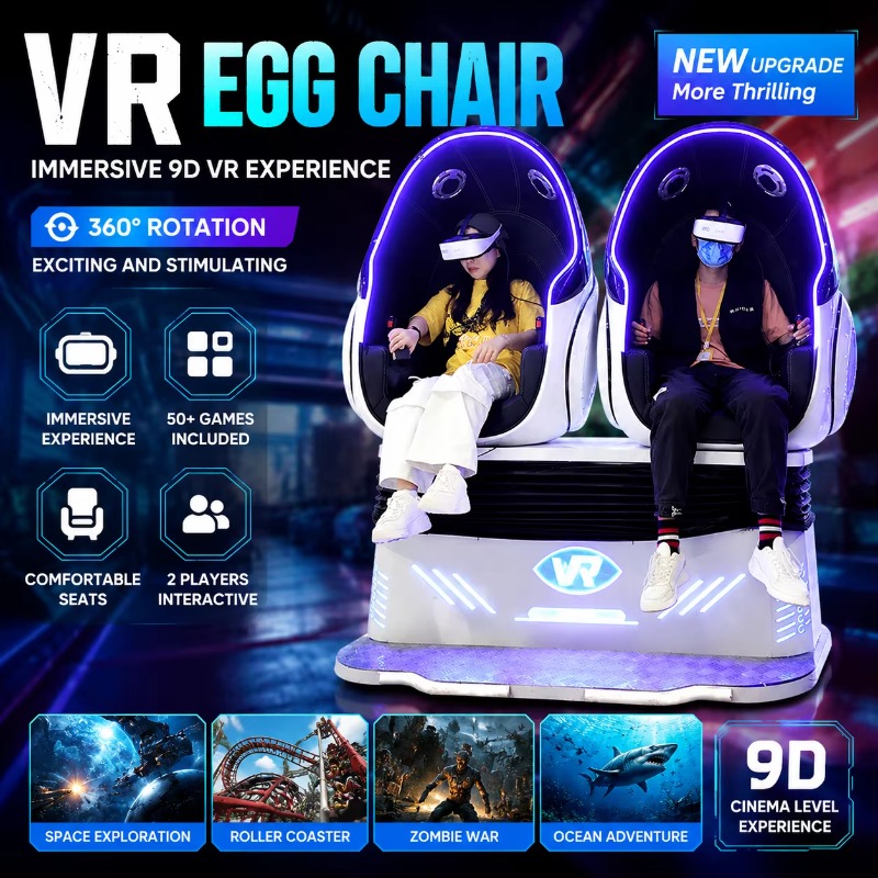 9D Vr Simulator - FL 도매 스릴 넘치는 놀이공원 놀이기구