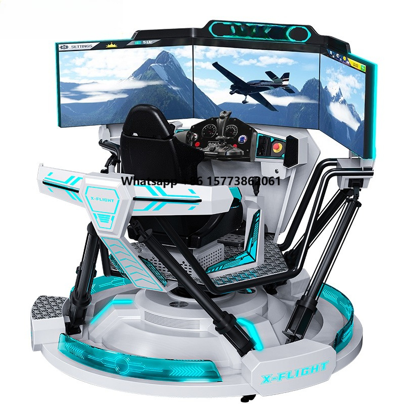 9D Vr Simulator - VR 비행 시뮬레이터 항공기 교육 및