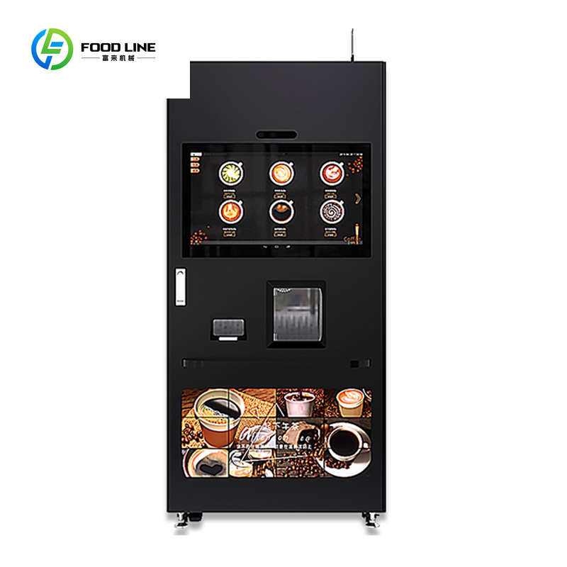 Vending Machine Qr Code - 스마트 QR 코드 상업용 에스프레소 음료