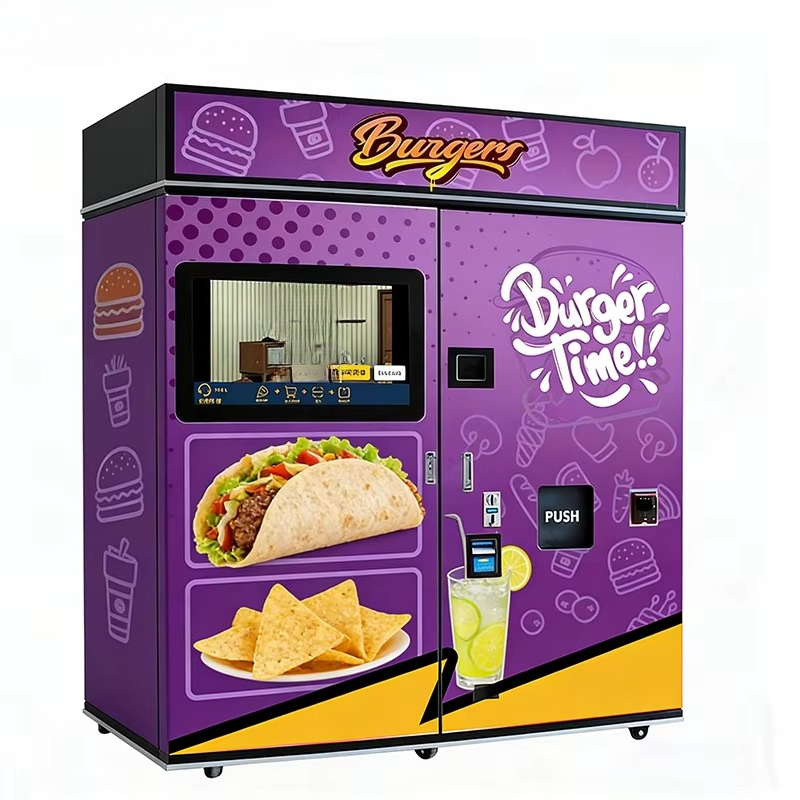 Popcorn Vending Machine - 맞춤형 패스트푸드 자판기 전자레인지 SDK 햄버거