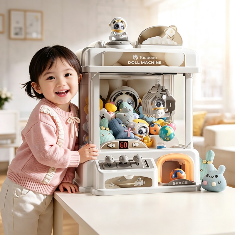 Claw Crane Machine - 어린이 미니 클로 머신 자동 동전