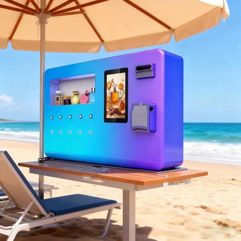 최신형 맞춤형 미니 데스크탑 향수 분사 자판기 태국 Q - Vending Machine Qr Code 리뷰 및 가격