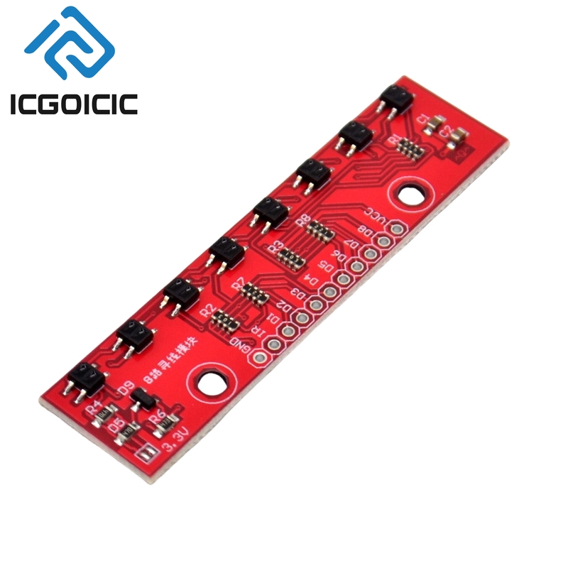 1-10PCS 8채널 적외선 라인 추적 센서 모듈 -  - Arduino Vending Machine Project 리뷰 및 가격