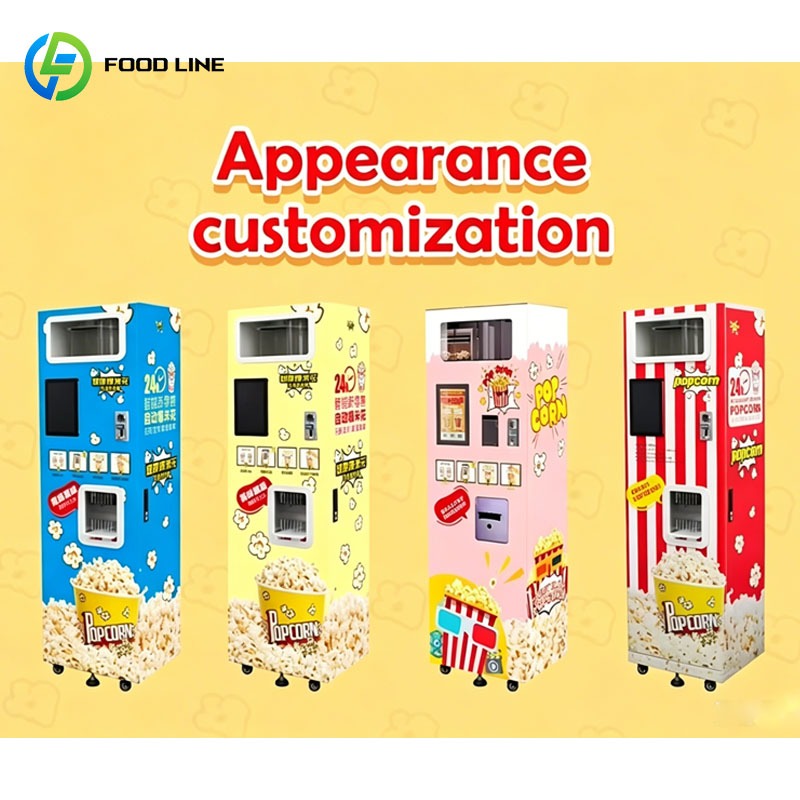 팝콘 자판기 광고용 스마트 셀프 서비스 스낵 키오스크  - Popcorn Vending Machine 리뷰 및 가격