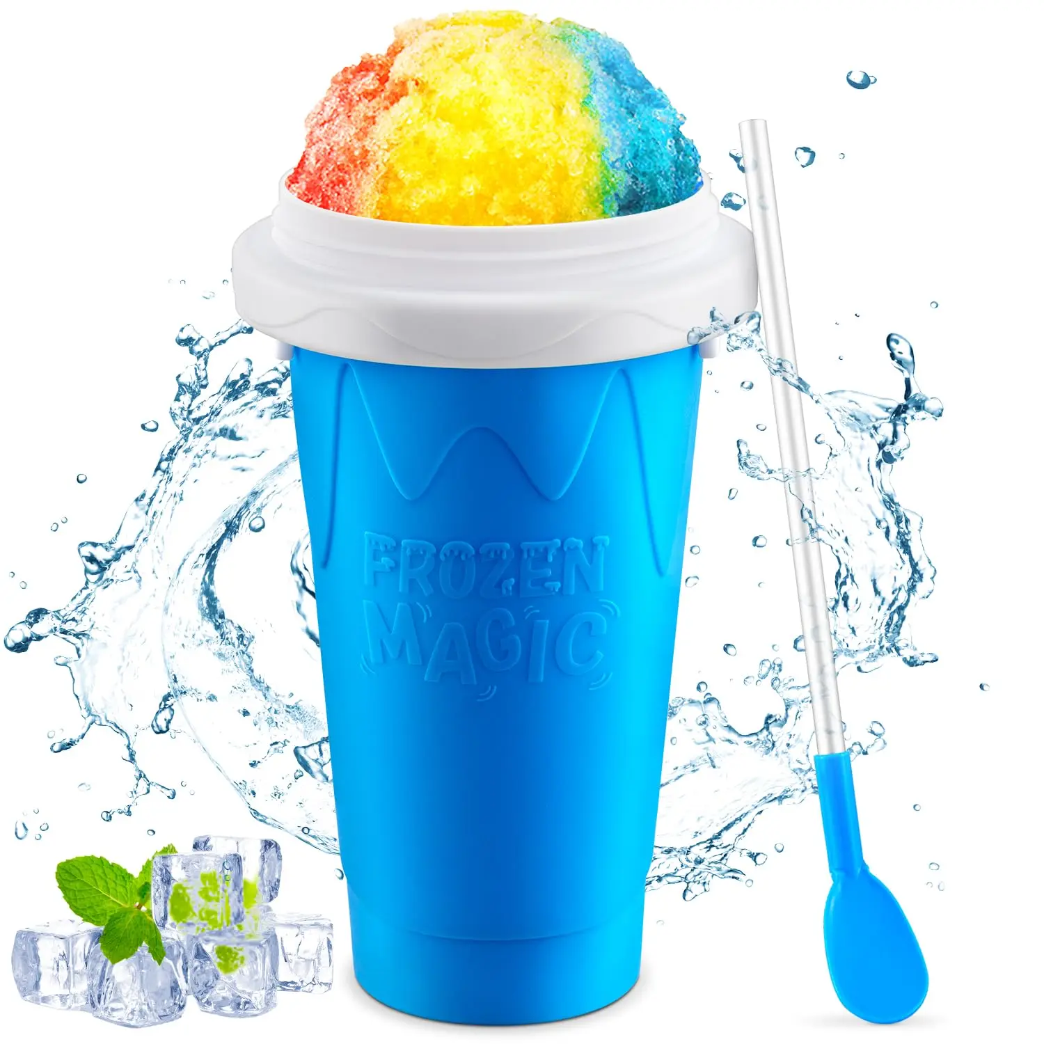 2024 여름 매직 슬러시 메이커 스퀴즈 컵 홈 메이드 - Slushie Machine Vending 리뷰 및 가격