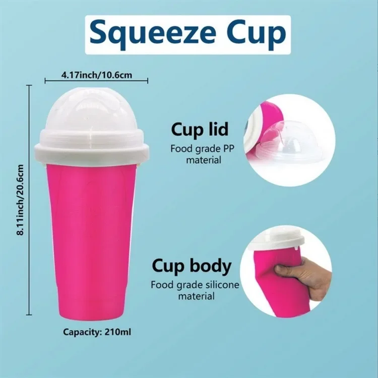 2024 여름 매직 슬러시 메이커 스퀴즈 컵 홈 메이드 - Slushie Machine Vending 리뷰 및 가격
