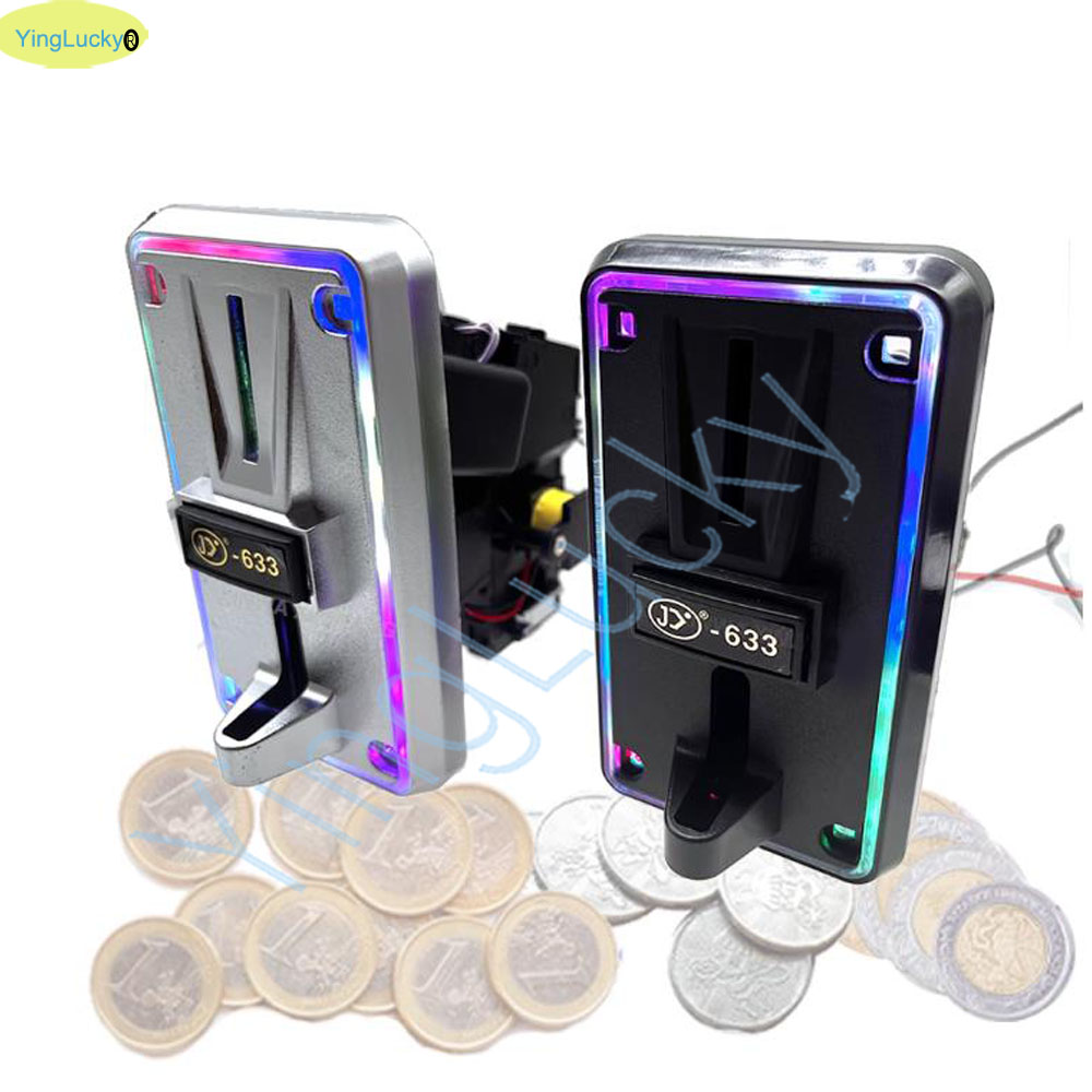 다채로운 LED 멀티 코인 수납기 코인 선택기 유로 페 - Arcade Vending Machines 리뷰 및 가격