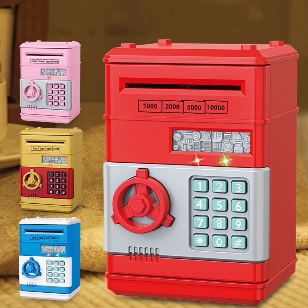 전자 돼지 저금통 자동 미니 안전 동전 현금 절약 돈  - Coin Operated Kiddie Ride 리뷰 및 가격