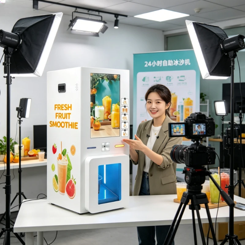 맞춤형 24시간 자동 스무디 자판기, 체육관용 동전,  - Vending Machine Qr Code 리뷰 및 가격
