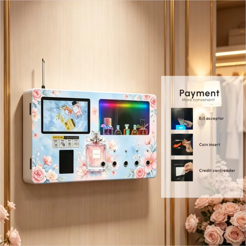 코인 작동식 향수 자판기 공장 공급, 실내 상업 쇼핑몰 - Bill Acceptor Vending 리뷰 및 가격