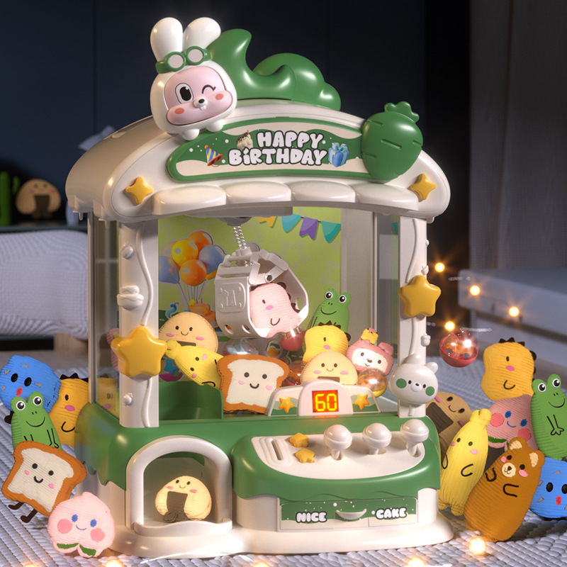 만화 클로 게임 기계 토끼 자동 인형 기계 장난감 어린 - Claw Crane Machine 리뷰 및 가격