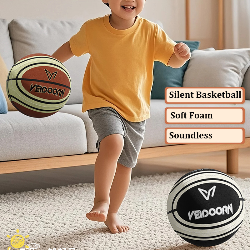 무소음 농구공, 천 커버, 무반발, 어린이 연습용 트레 - Basketball Arcade Game 리뷰 및 가격