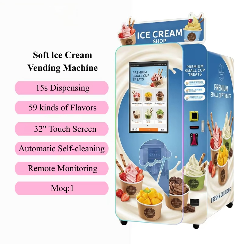 맞춤형 소프트 아이스크림 자판기 셀프 서비스 자동 빠른 - Popcorn Vending Machine 리뷰 및 가격