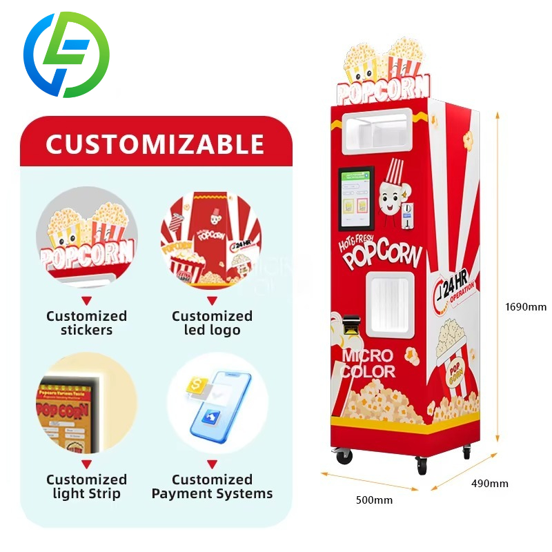 맞춤형 상업용 팝콘 기계, 인기 급상승 중인 완전 자동 - Popcorn Vending Machine 리뷰 및 가격