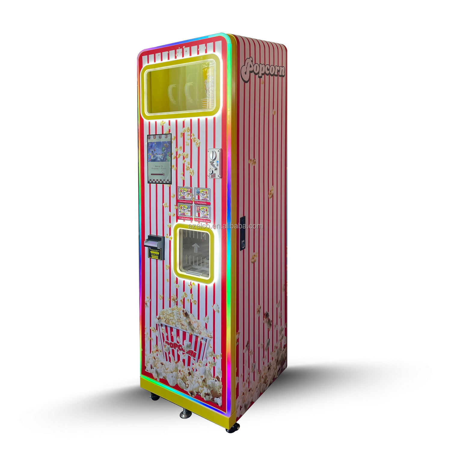 두 가지 맛 상업용 팝콘 제조 자판기 터치스크린 10. - Popcorn Vending Machine 리뷰 및 가격