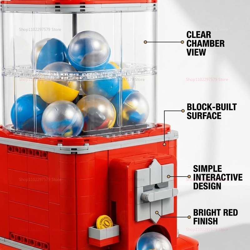 1343 PCS 자동판매기 빌딩 블록 세트 DIY 재미 - Arcade Vending Machines 리뷰 및 가격