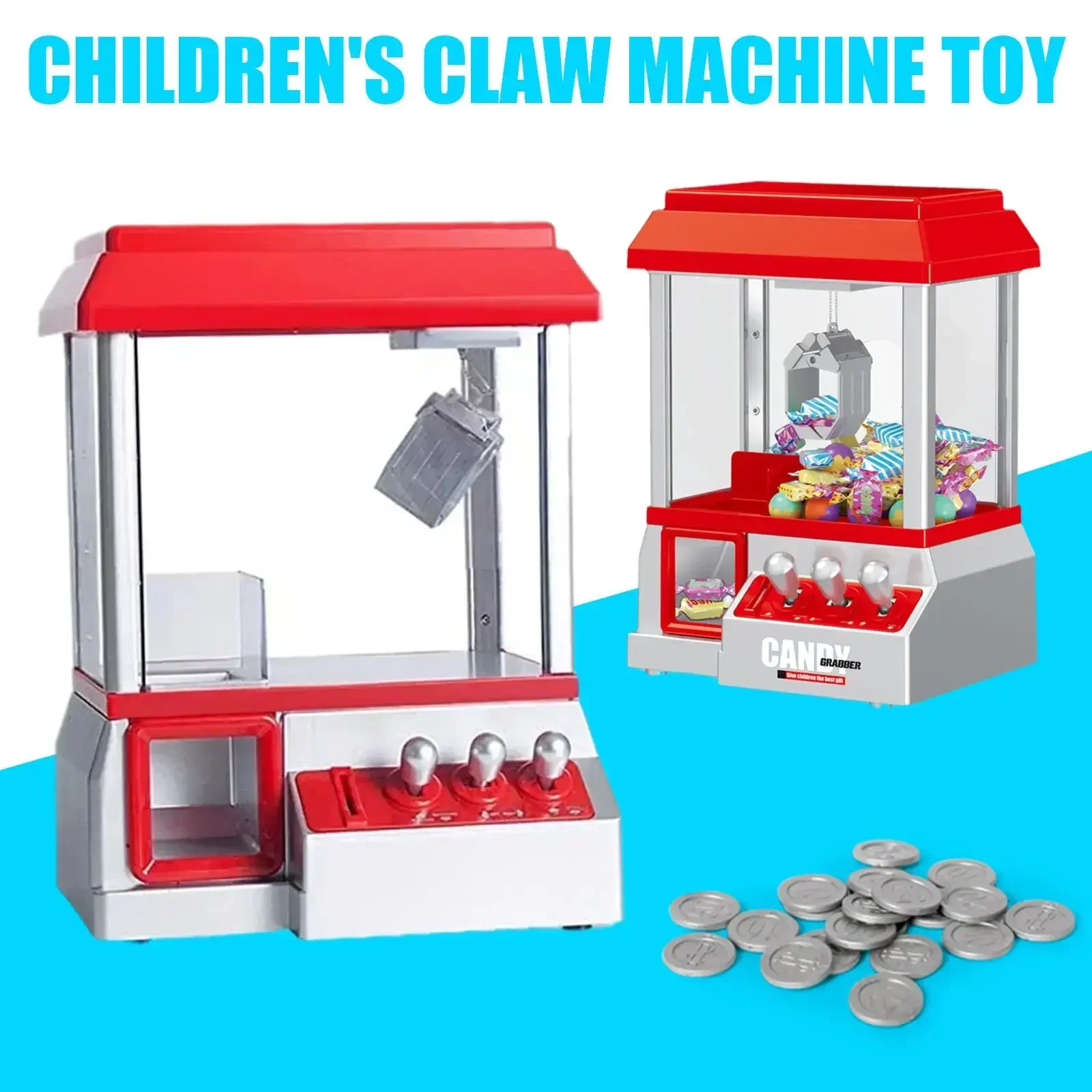 아이들을위한 동전으로 실행되는 미니 게임 DIY 인형  - Claw Crane Machine 리뷰 및 가격