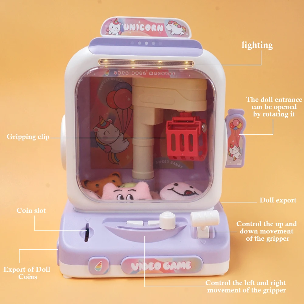 새로운 미니 클로 기계 토끼 전자 디스펜서 아케이드 게 - Claw Crane Machine 리뷰 및 가격