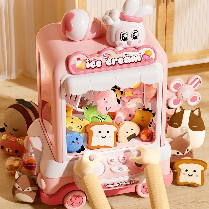 아이들을위한 토끼 인형 기계 장난감 가벼운 음악과 미니 - Claw Crane Machine 리뷰 및 가격
