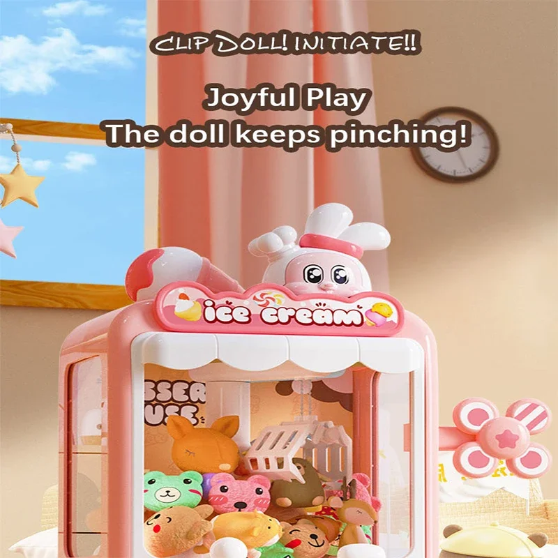 아이들을위한 토끼 인형 기계 장난감 가벼운 음악과 미니 - Claw Crane Machine 리뷰 및 가격