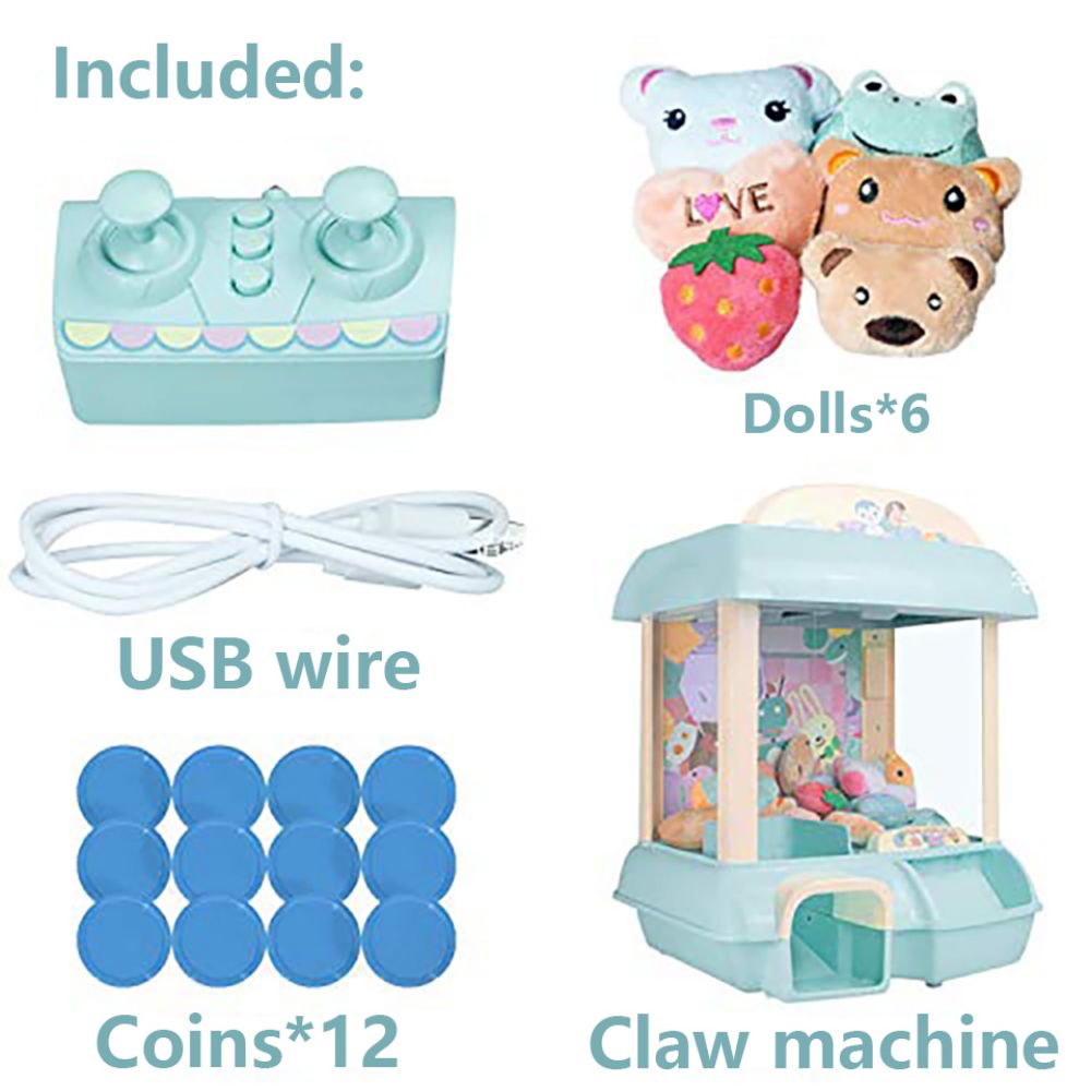 인형 기계 동전 작동 놀이 게임, 미니 클로 캐치 장난 - Claw Crane Machine 리뷰 및 가격