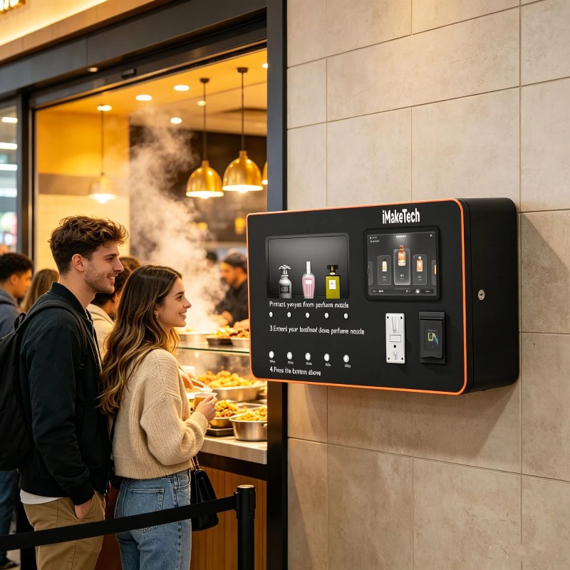 셀프서비스 향수 스프레이 자판기 QR 코드 스캔 분사  - Vending Machine Qr Code 리뷰 및 가격