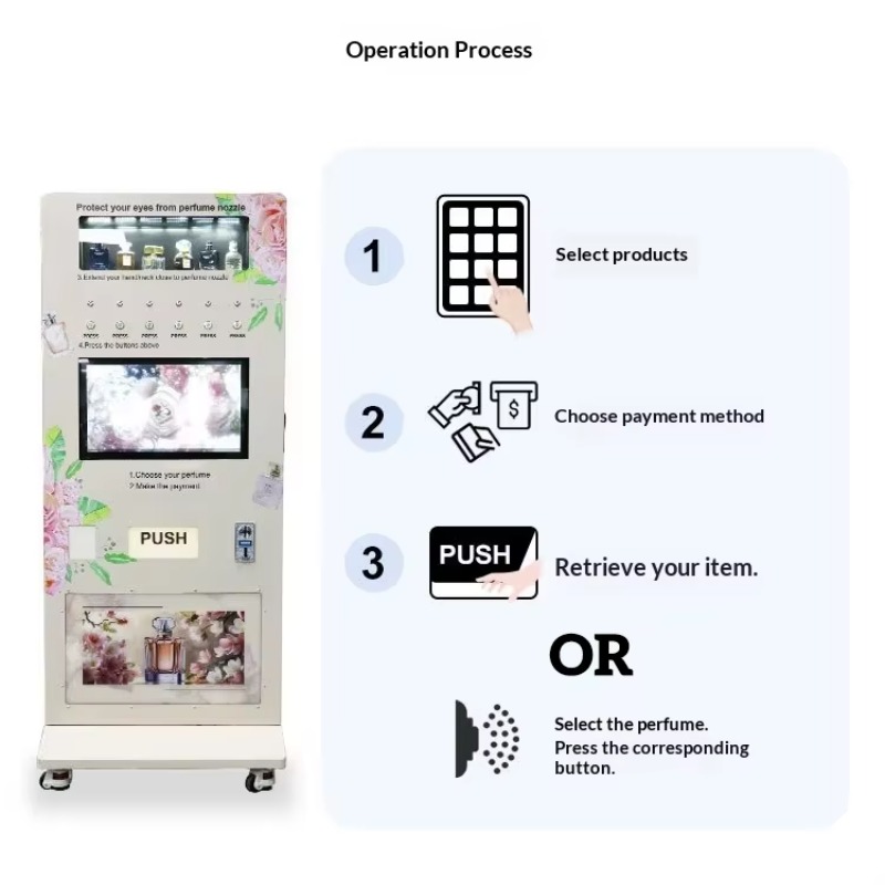 자동 향수 자판기 터치스크린 향수 스프레이 디스펜서 샘 - Popcorn Vending Machine 리뷰 및 가격