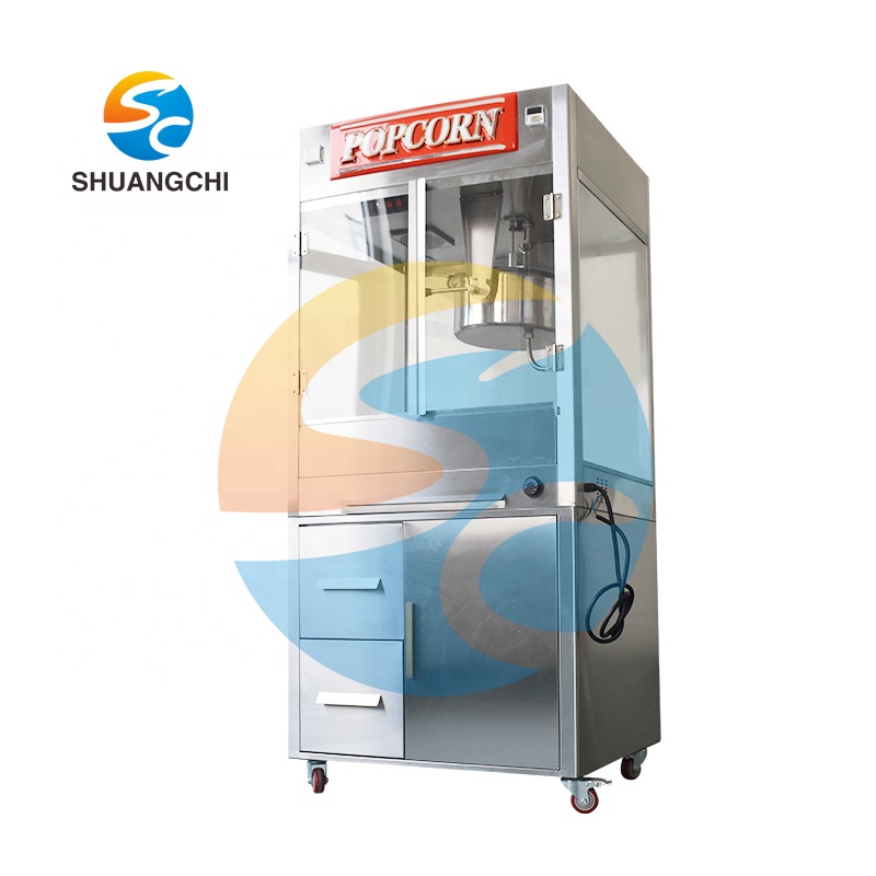 쌍치 공장 32온스 상업용 팝콘 기계 스테인리스 스틸  - Popcorn Vending Machine 리뷰 및 가격