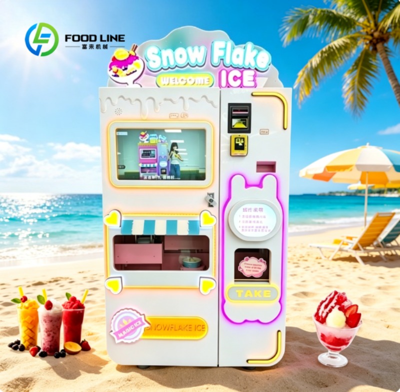 자동 스무디 자판기 슬러시 제조기 고속 상업용 장비 ( - Slushie Machine Vending 리뷰 및 가격