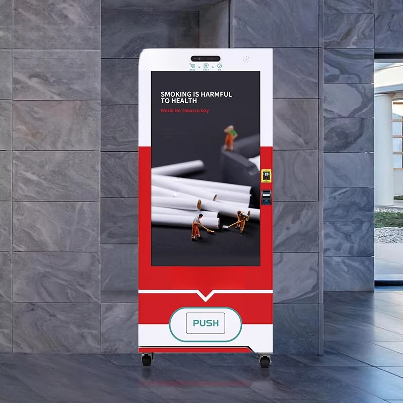 맞춤형 야외 터치스크린 자동 담배 자판기 (코인, 지폐 - Vending Machine Qr Code 리뷰 및 가격
