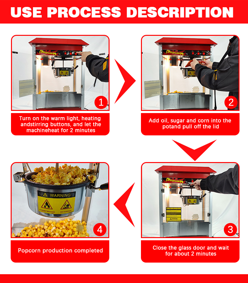 상업용 팝콘 기계 전기 팝콘 자판기 자동 극장형 팝콘  - Popcorn Vending Machine 리뷰 및 가격